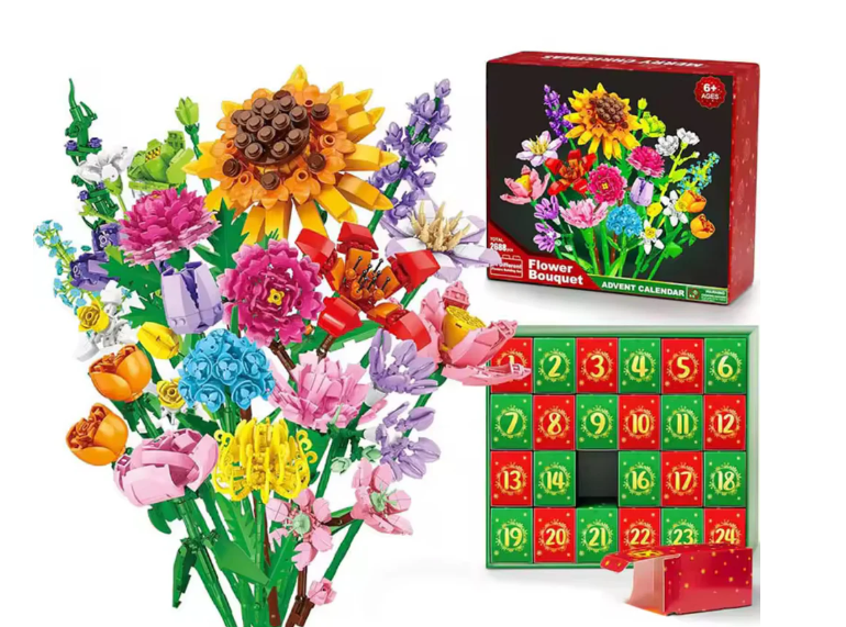 Kalendarz Adwentowy z Kwiatami